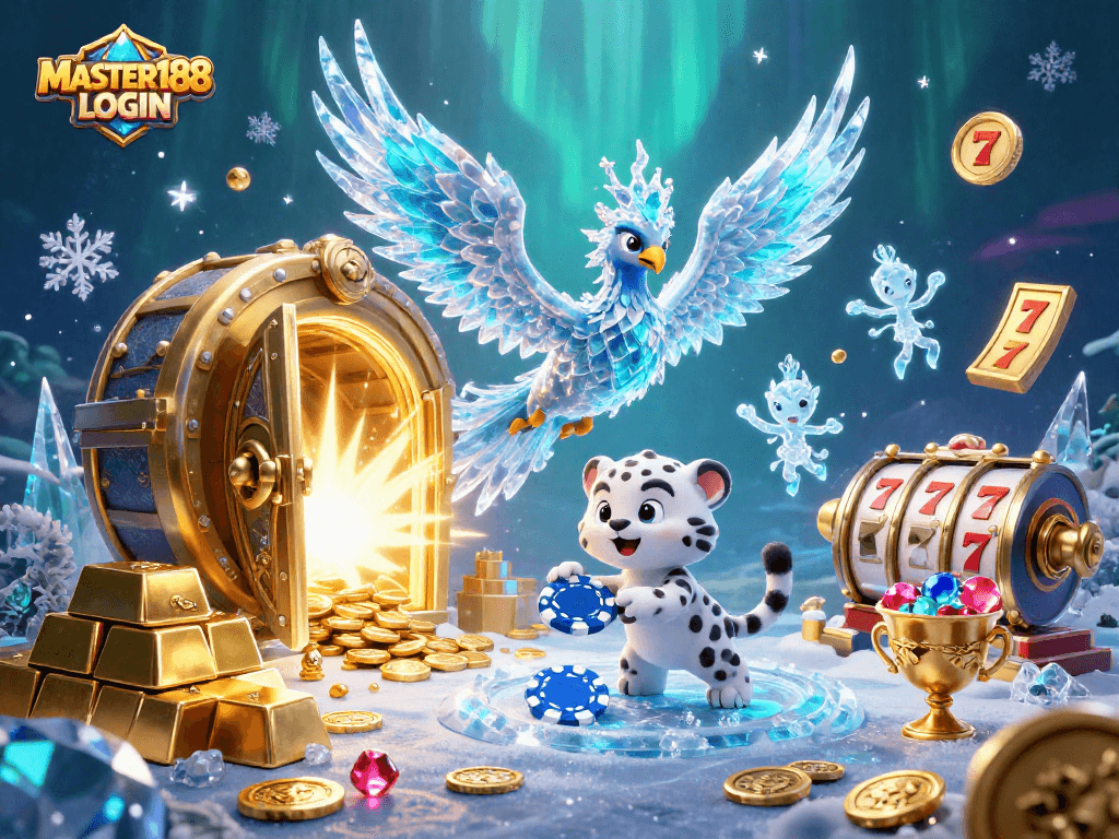 Experience thrilling wins with MASTER188 LOGIN—join the adventure with a dazzling ice phoenix!